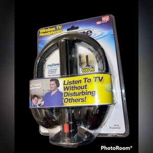 myZone Wireless TV Headphones ~ Model #5274 ~ As Seen On TV ~ New Sealed